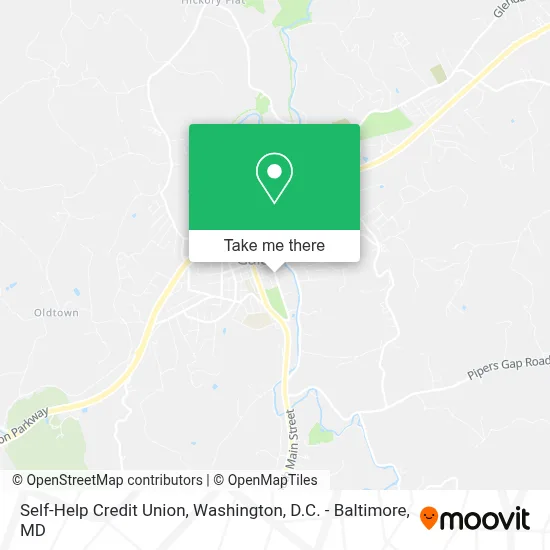 Self-Help Credit Union map