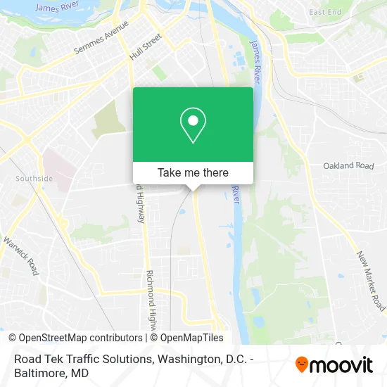 Road Tek Traffic Solutions map