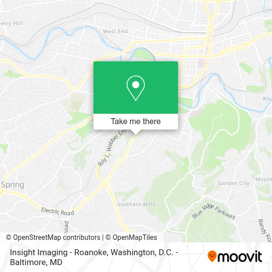 Insight Imaging - Roanoke map