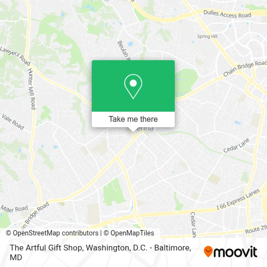 The Artful Gift Shop map