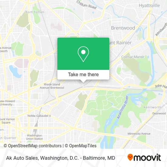 Ak Auto Sales map