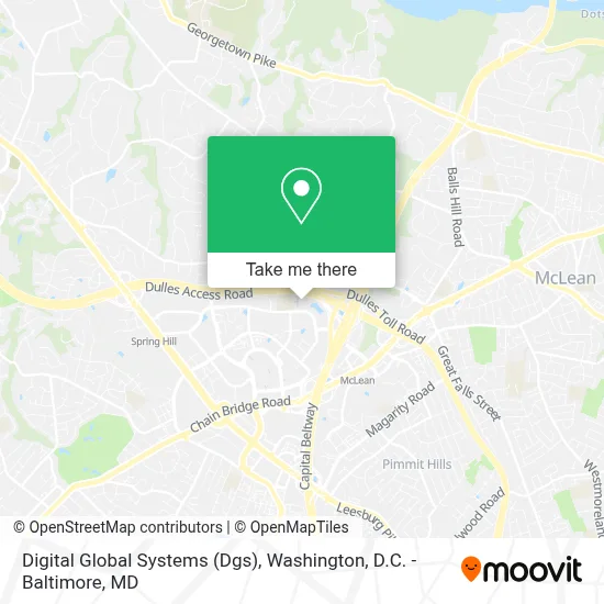 Digital Global Systems (Dgs) map