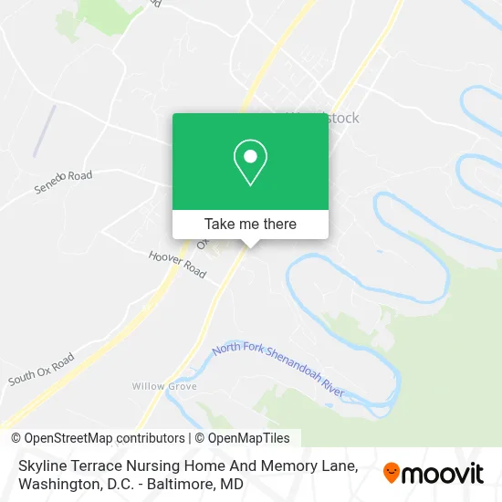 Skyline Terrace Nursing Home And Memory Lane map