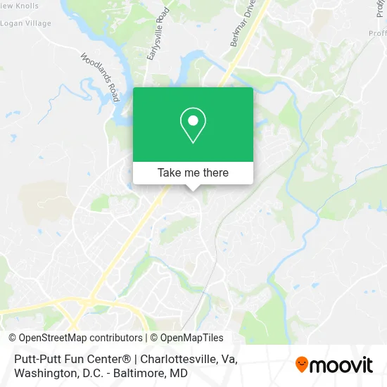Putt-Putt Fun Center® | Charlottesville, Va map