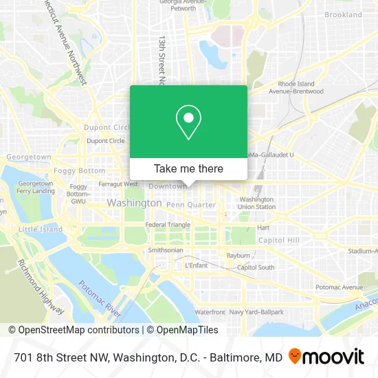 701 8th Street NW map