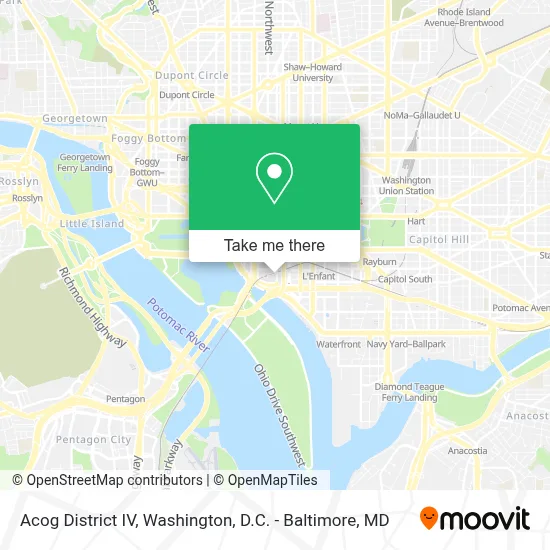 Acog District IV map