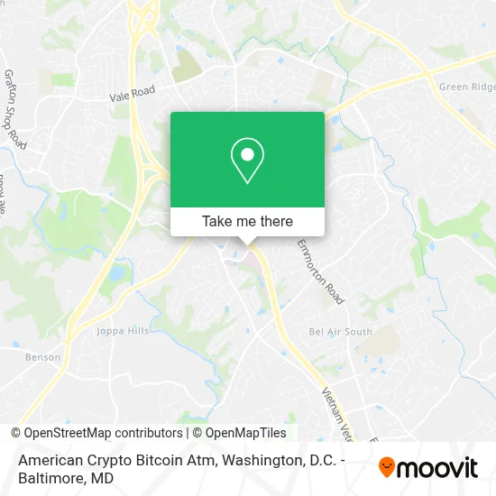 American Crypto Bitcoin Atm map
