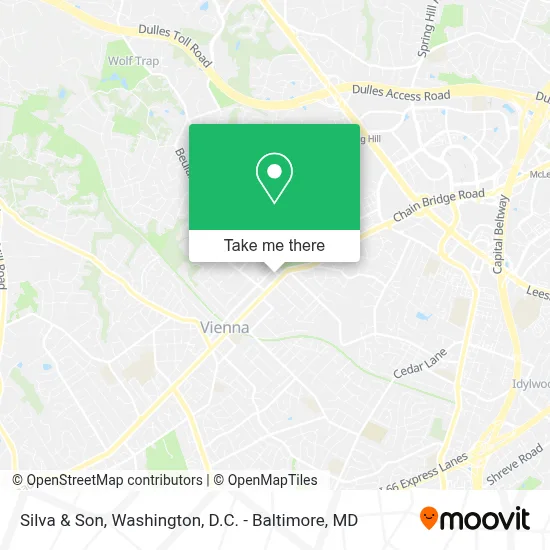 Silva & Son map