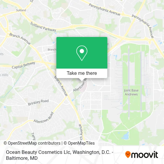 Ocean Beauty Cosmetics Llc map
