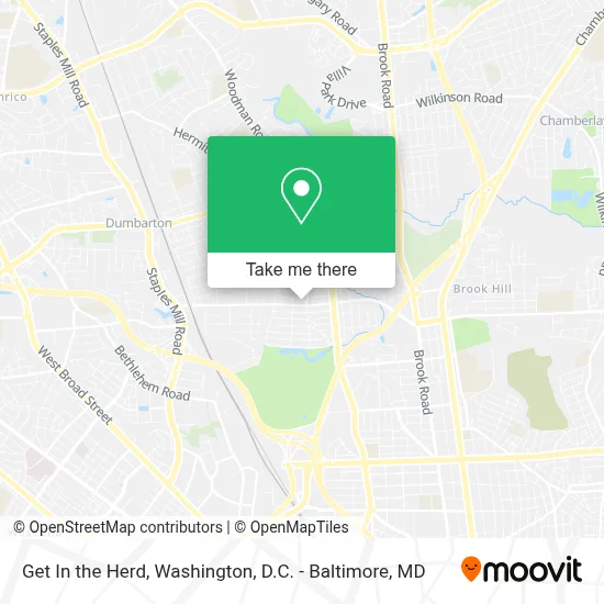 Get In the Herd map