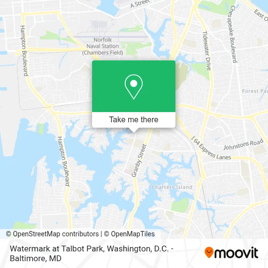 Watermark at Talbot Park map