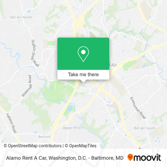 Alamo Rent A Car map
