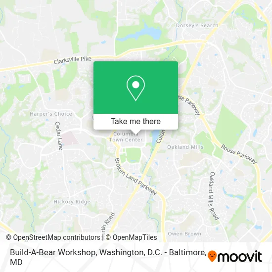 Build-A-Bear Workshop map