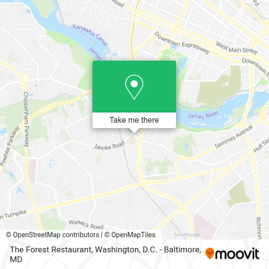 The Forest Restaurant map