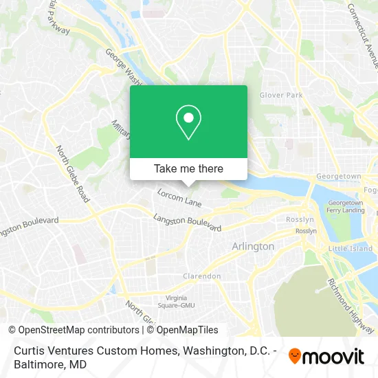 Curtis Ventures Custom Homes map