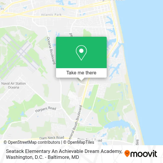 Seatack Elementary An Achievable Dream Academy map