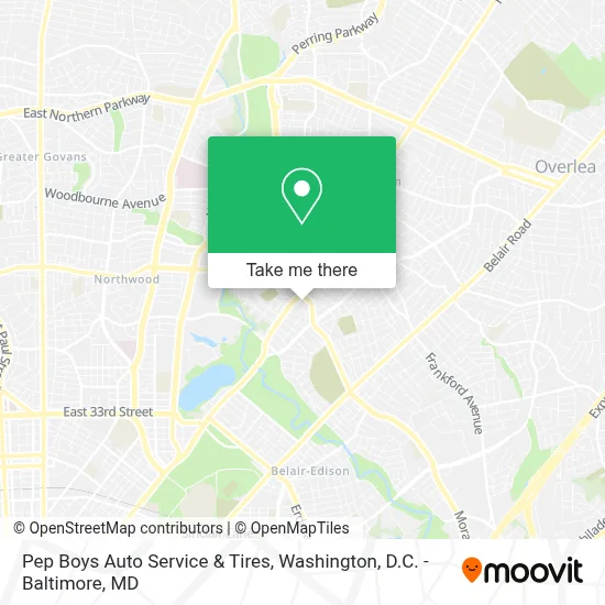 Pep Boys Auto Service & Tires map