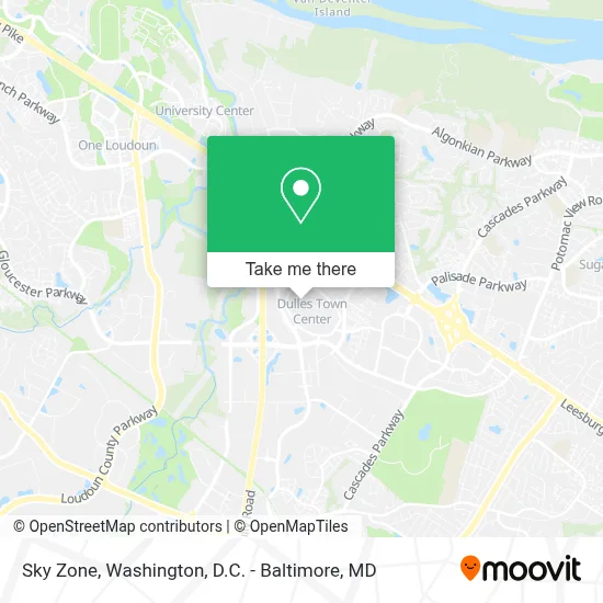 Sky Zone map