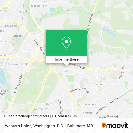 Western Union map