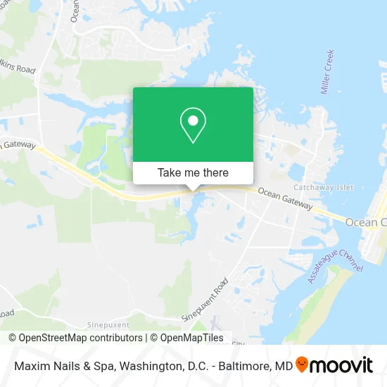 Maxim Nails & Spa map