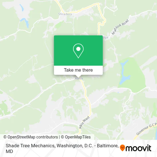 Shade Tree Mechanics map