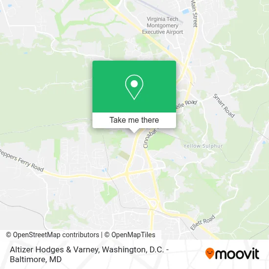 Altizer Hodges & Varney map