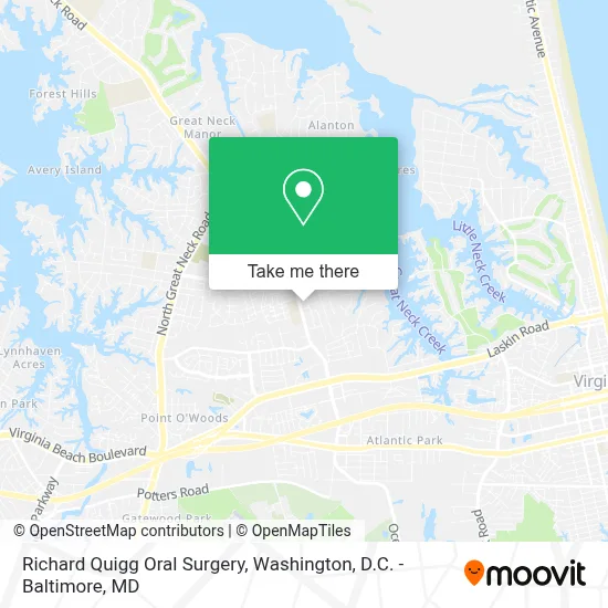 Richard Quigg Oral Surgery map