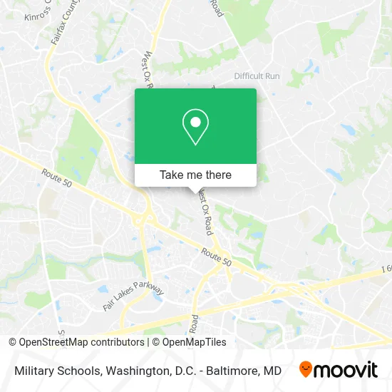 Military Schools map
