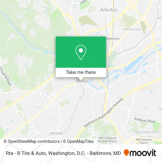 Rta - R Tire & Auto map