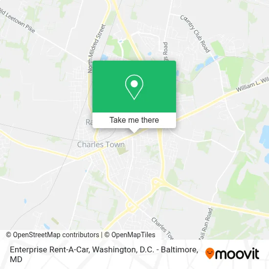 Enterprise Rent-A-Car map