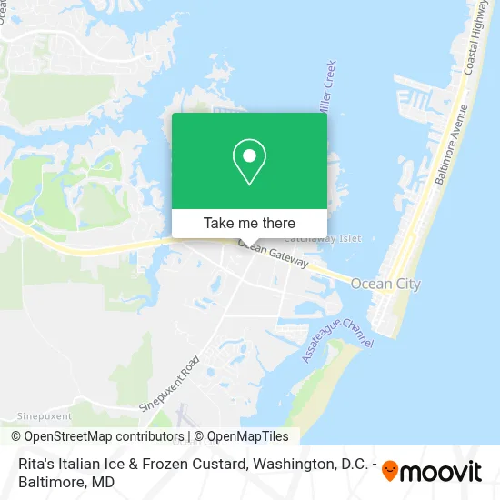 Rita's Italian Ice & Frozen Custard map