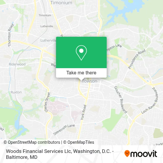 Woods Financial Services Llc map