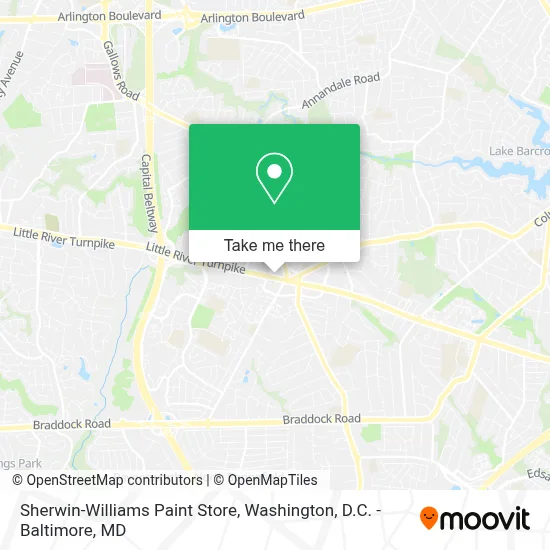 Sherwin-Williams Paint Store map