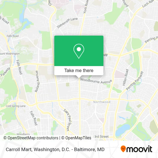 Carroll Mart map
