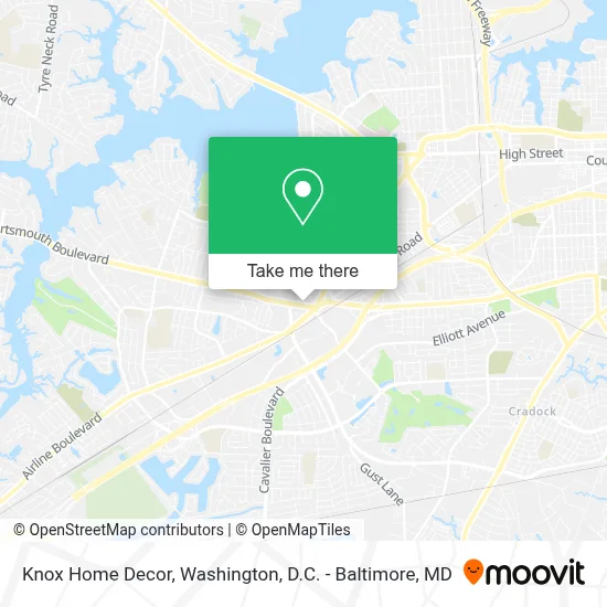Knox Home Decor map