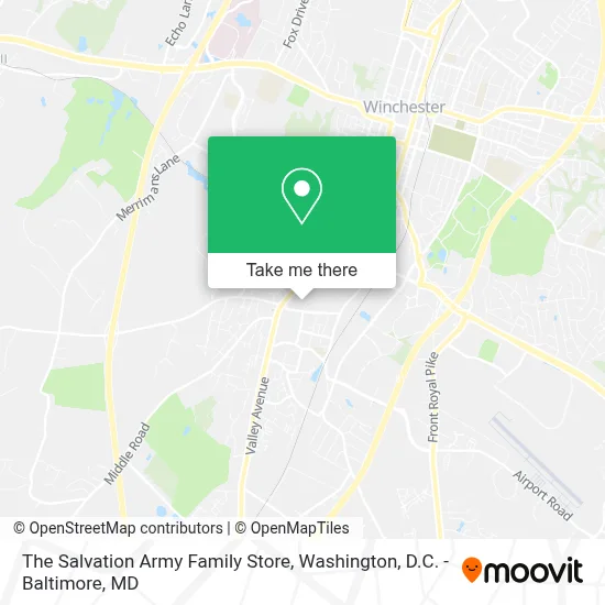 The Salvation Army Family Store map