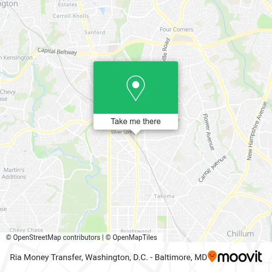 Ria Money Transfer map