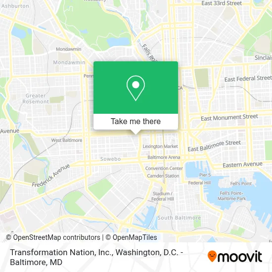 Transformation Nation, Inc. map