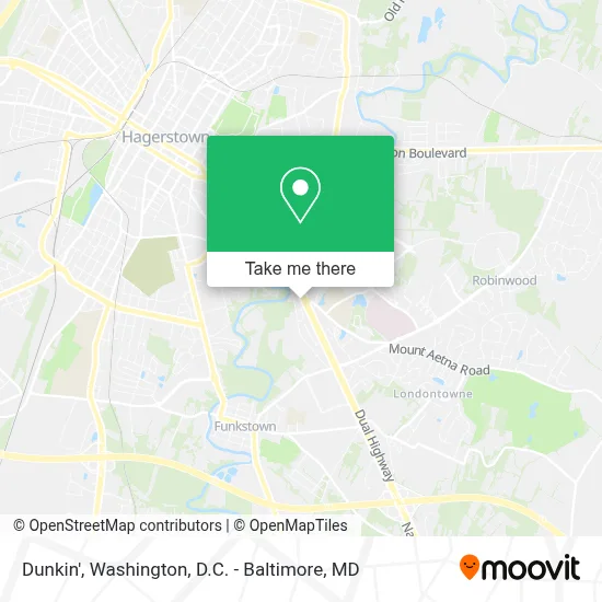 Dunkin' map