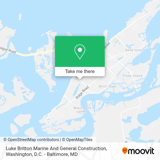 Luke Britton Marine And General Construction map