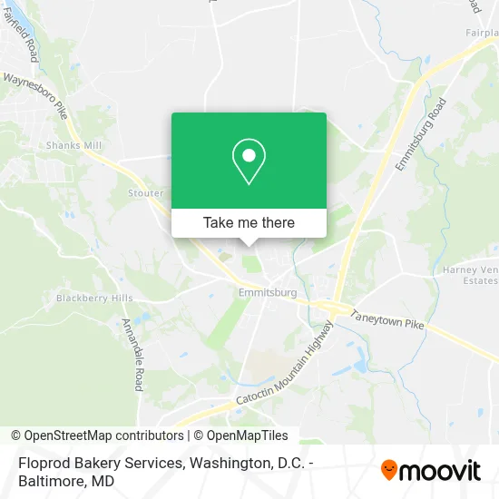 Floprod Bakery Services map