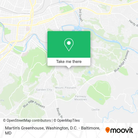 Martin's Greenhouse map