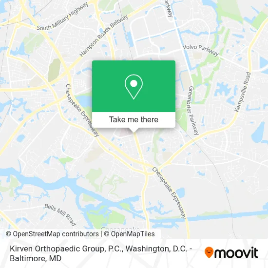 Kirven Orthopaedic Group, P.C. map