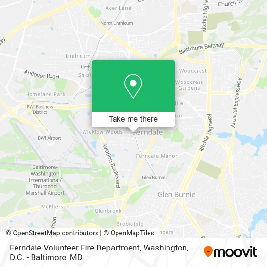 Ferndale Volunteer Fire Department map