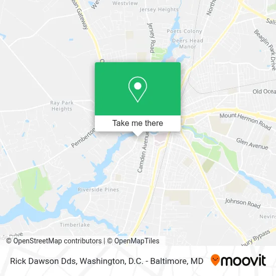 Rick Dawson Dds map