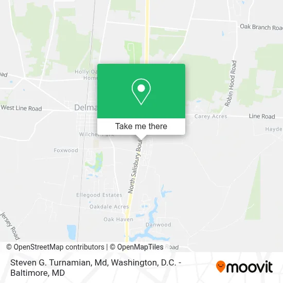 Steven G. Turnamian, Md map