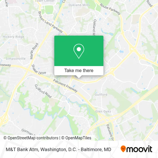 M&T Bank Atm map