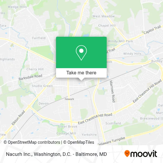 Nacurh Inc. map