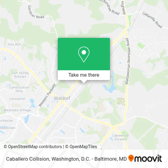 Caballero Collision map