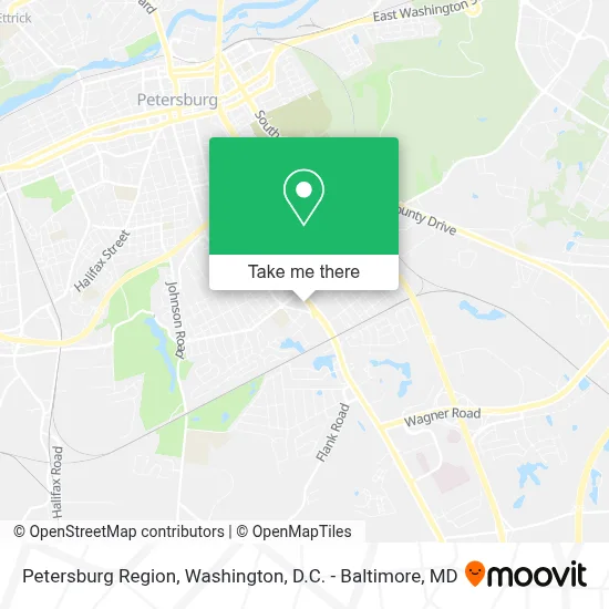 Petersburg Region map